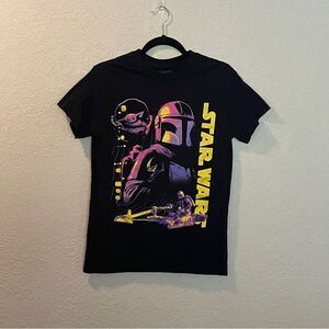 Star Wars Mandalorian Baby Yoda Grogu Tee Shirt Top Size S